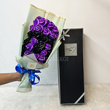 5 Blue Color (Pro) Real Rose Preserved